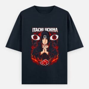 Naruto Shippuden: Itachi Uchiha Oversized Classic Cotton T-Shirt Unisex Oversized Classic T-Shirt