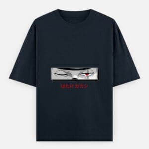 Naruto Shippuden: Kakashi Hatake-The Copy Ninja Unisex Oversized Classic Cotton T-Shirt
