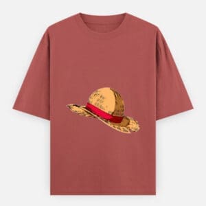 One Piece Hat  Unisex Oversized Classic Cotton T-Shirt