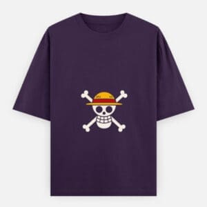 One Piece: Pirate Signage Unisex Oversized Classic Cotton T-Shirt