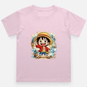 Baby Thumbs Up Monkey D Luffy Kids Anime T-Shirts For Kids