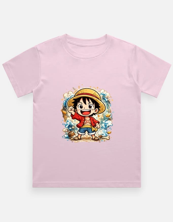 Baby Thumbs Up Monkey D Luffy Kids Anime T-Shirts For Kids