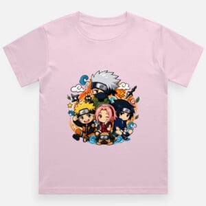 Team Kakashi Team-7 Kids Anime T-Shirts For Kids